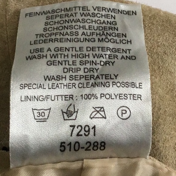 BLACKY Dress Cream suede pants size 36 - Picture 10 of 14